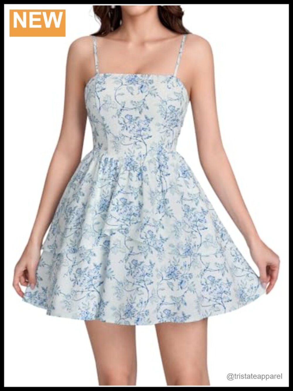 Summer Mini Graduation Dress Tiered Ruffle Smocked Spaghetti Strap
